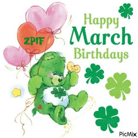 March Happy Birthday Wishes