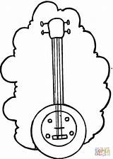 Guitar Banjo coloring Page  Free Printable Coloring Pages sketch template