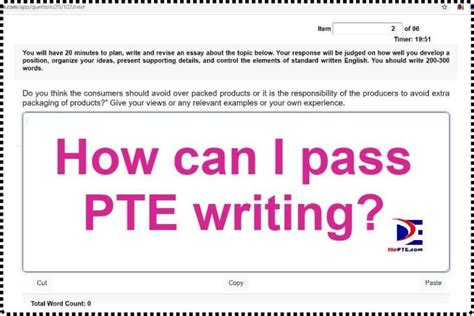 How can I pass PTE writing? - thePTE