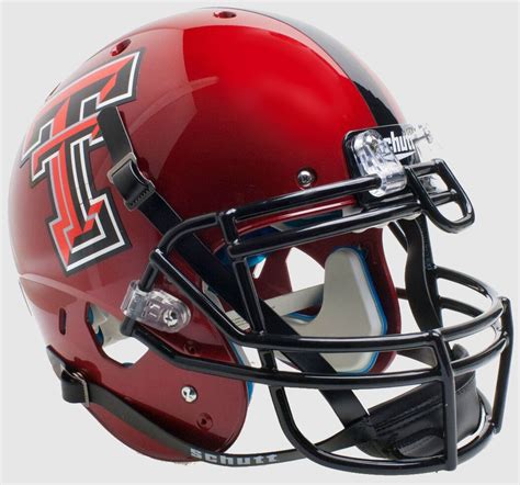 Texas Tech Red Raiders Authentic Schutt XP Full Size Helmet - Red Guns Up | Texas tech red ...