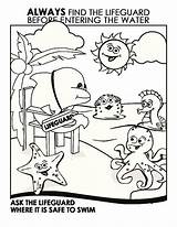 Water Safety Coloring Pages Preschool & Coloring Book 6000  coloring sketch template