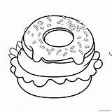 Delicious Dunkin Donuts With Sprinkles Coloring Page 16381 12906 sketch template