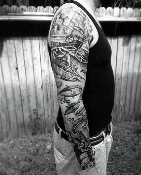 Top 37 Sailor Sleeve Tattoo Ideas [2021 Inspiration Guide] | Sleeve tattoos, Nautical sleeve ...