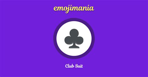 ♣ Club Suit emoji Copy & Paste - Emojimania