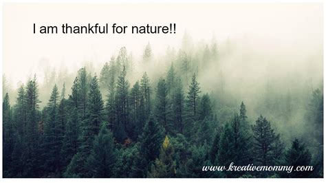 Why am I thankful for nature? #ThankfulThursday - Kreativemommy