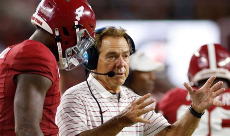 Alabama makes quarterback change as Nick Saban faces pressure ...