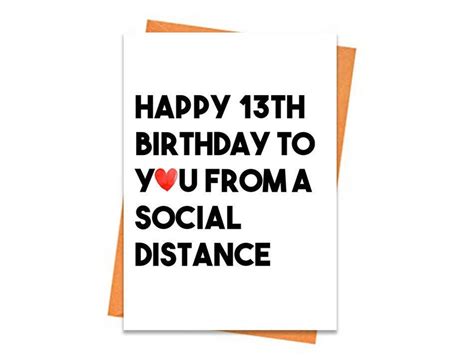 Funny Birthday Card Printable 13th Birthday Card Topical - Etsy