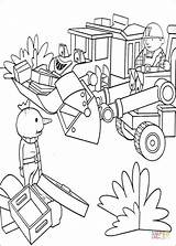 Muck Spud And Scoop Help Bob To Move Some Items coloring Page  Free sketch template