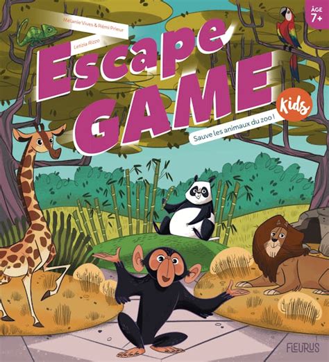 Escape Game Kids : Sauve les animaux du zoo ! - Livre-jeu pour Enfants