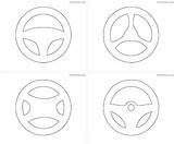 Four Coloring Free Printable Steering Wheel coloring Pages For Kids sketch template