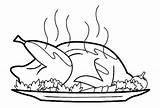 Roasted Chicken With Drumstick Coloring Pages  NetArt sketch template