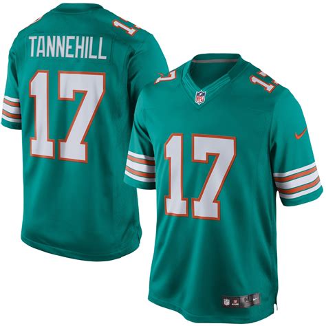 Men's Miami Dolphins Ryan Tannehill Nike Aqua Limited Alternate Jersey