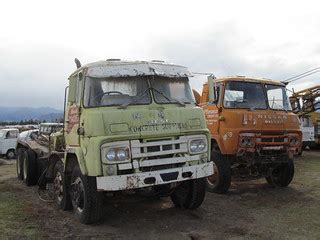 Nissan Diesel trucks | A couple of old Nissans, dating from … | Flickr