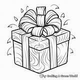 Present Coloring Pages  Free & Printable sketch template