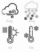 Weather And Temperature Symbols Coloring Sheet By Connor Gilligan sketch template