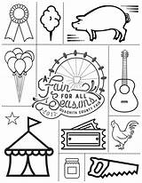 State Fair Coloring Pages Printable sketch template