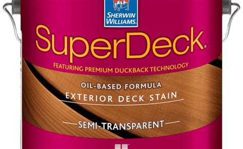 Sherwin Williams Superdeck Exterior Oil Based Semi Transparent Stain – Otosection