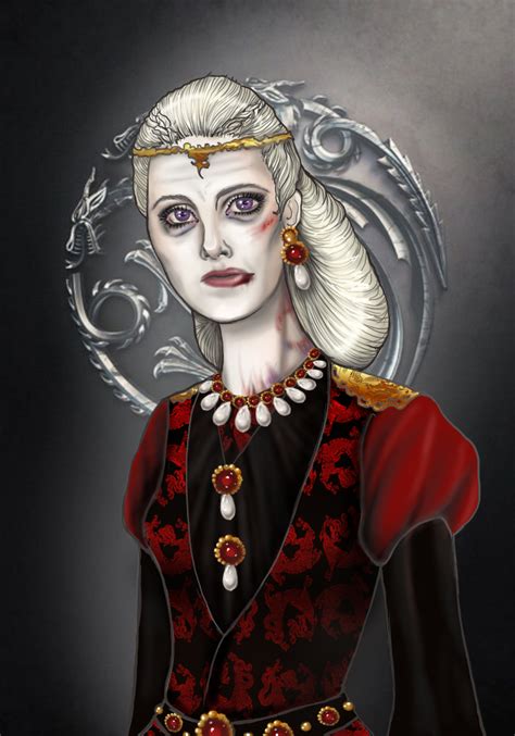 Rhaella Targaryen by sashotso on DeviantArt