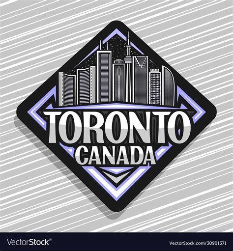 Logo for toronto Royalty Free Vector Image - VectorStock