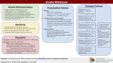 Alcohol Withdrawal Treatment | UCSF