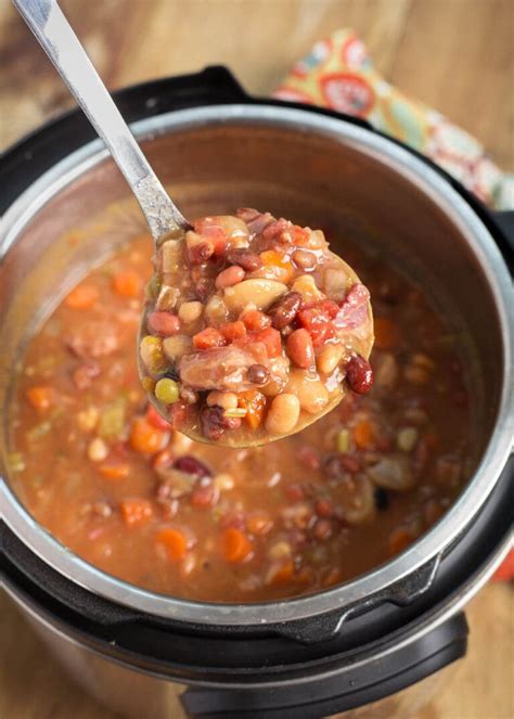 Instant Pot 15 Bean Soup - Simply Happy Foodie