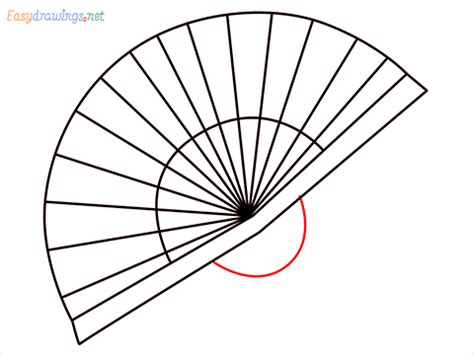 How To Draw A Hand fan Step by Step - [7 Easy Phase]