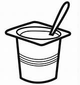 YOGURT COLORING PAGES sketch template