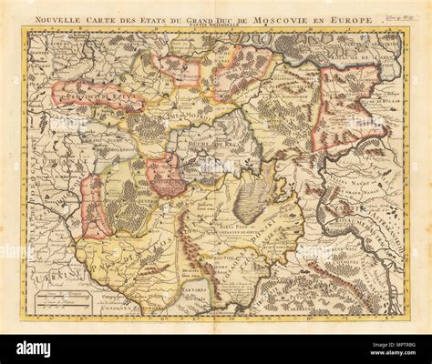 Map of the Grand Duchy of Moscow Stock Photo - Alamy