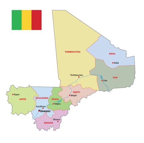 Country Of Mali Map - Atlanta Georgia Map