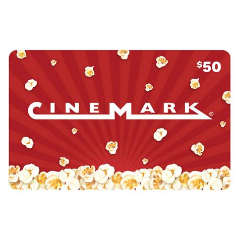 Costco Member: $50 Cinemark Theatres eGift Card (Email Delivery)