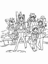Sailor Moon coloring Page sketch template