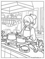 26 Kitchen Coloring Pages Free PDF Printables In 2025  Detailed sketch template