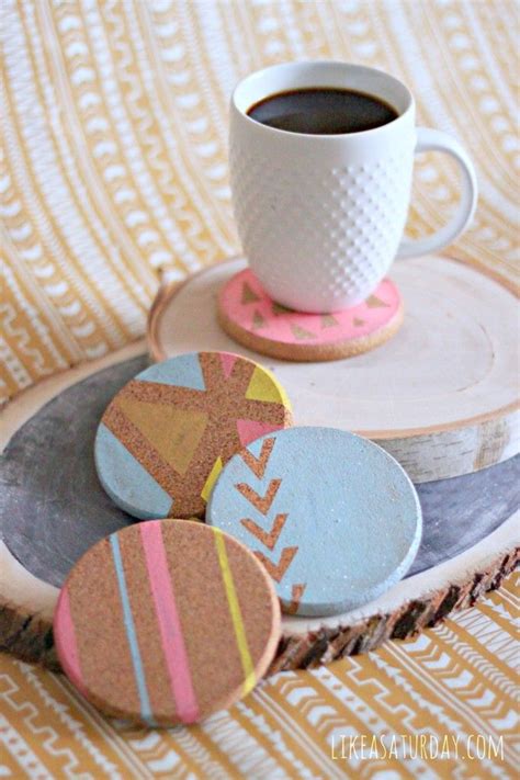 Creating Home | Diy coasters, Cork coasters, Cork crafts