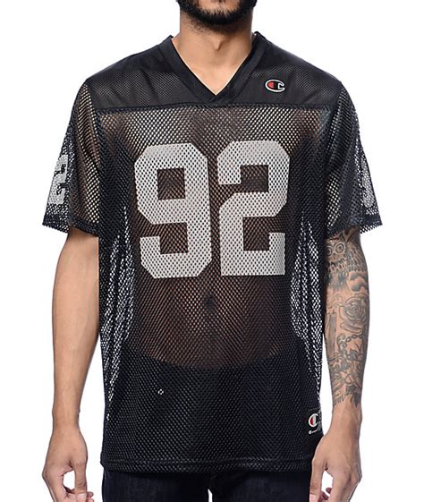 Champion Reflective Black Football Jersey | Zumiez