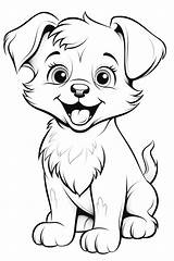 Free Printable Cute Puppy Coloring Pages With Delightful Designs sketch template