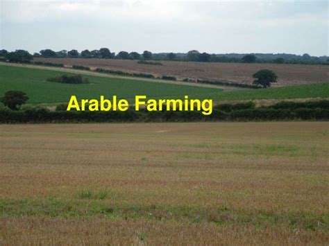 Arable farming