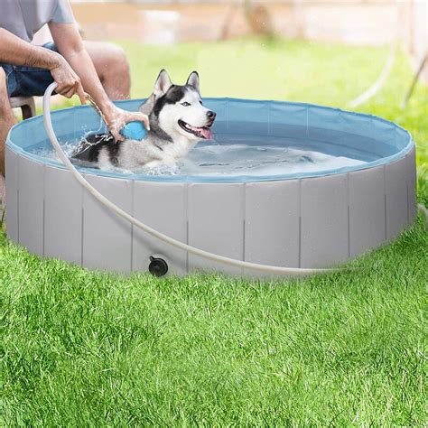 Polar Foldable Hard Plastic Extra Large Dog Pet Bath Swimming Pool Collapsible Dog Pet Pools ...