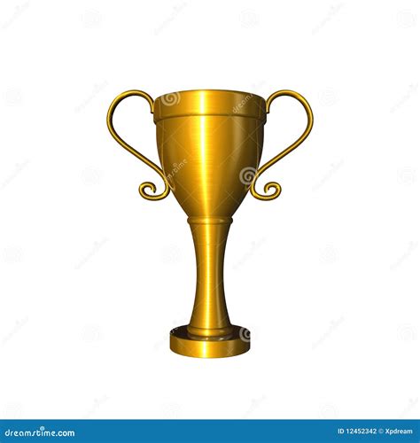 Gold cup stock illustration. Illustration of winners - 12452342