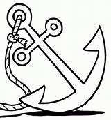 Anchor Coloring Page  Coloring Home sketch template