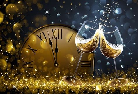 Twelve O'Clock On New Year'S Eve Photography Backdrop Studio Photo Background #UnbrandedGeneric ...