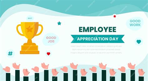 Premium Vector | Employee appreciation day illustration banner or ...