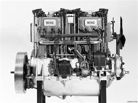 Blitzen-Benz 200-PS (1909) The engine of the 200 hp Lightning Benz racing car (1909) | Wallpaper ...