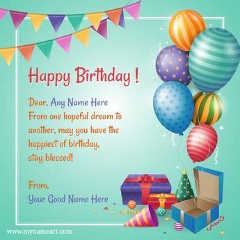 Happy birthday greeting card latest. Amazing Birthday Wishes Greeting Card With … | Birthday ...