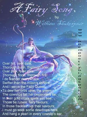 Poems & Poetry: A Fairy Song..... William Shakespear