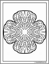 90 Celtic Coloring Pages Irish Scottish Gaelic Kids Adults PDF sketch template