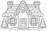 Educational Printable coloring Worksheet Coloring Gingerbread house  sketch template