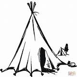 Teepee Tent Drawing At GetDrawings  Free Download sketch template