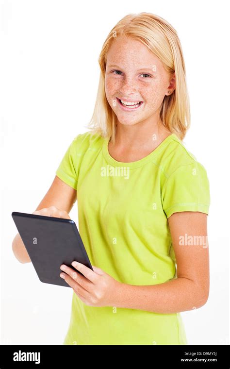 Girl pre teen isolated hi-res stock photography and images - Alamy