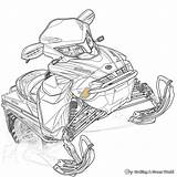 Snowmobile Coloring Pages  Free & Printable sketch template