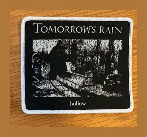 Patch with white border - Hollow album cover | Tomorrow's Rain